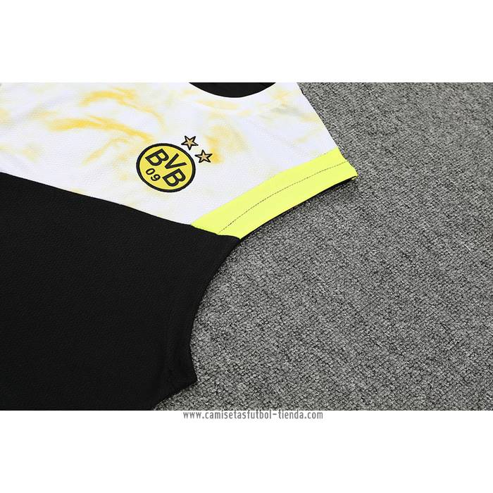 Camiseta de Entrenamiento Borussia Dortmund 2022 2023 Sin Mangas Negro